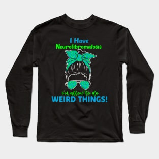 Green  Nf1 Neurofibromatosis Awareness Women NF1 Long Sleeve T-Shirt